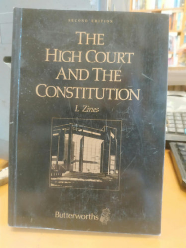 L. (Leslie) Zines: The High Court and the Constitution antikvár