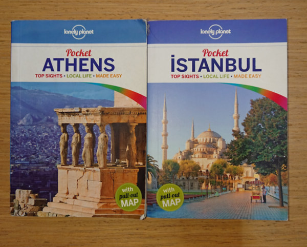 2 angol nyevű útikönyv: Lonely Planet - Pocket , Lonely Planet - Pocket Istanbul antikvár