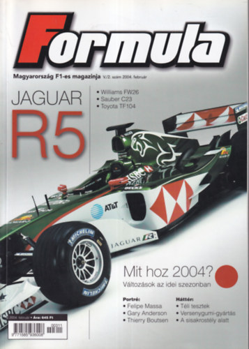 Bethlen Tamás (főszerk.): Formula magazin 2004. február-június számok (5 db. lapszám) antikvár