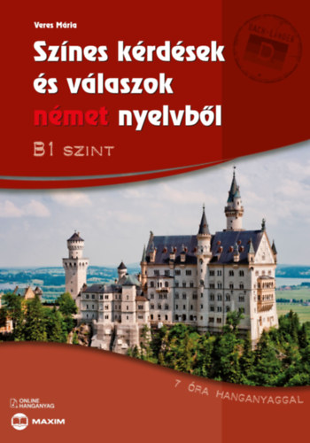 Veres Mária: Színes kérdések és válaszok német nyelvből - B1 szint (online hanganyaggal) könyv