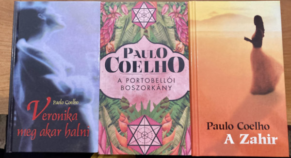 Paulo Coelho: 3 db Coelho kötet: Veronika meg akar halni + A portobellói boszorkány + A Zahir antikvár