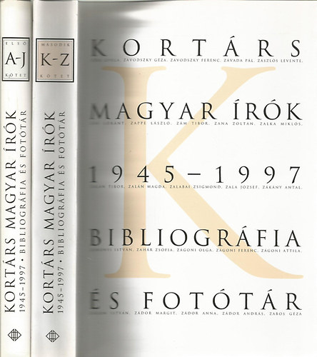 F. Almási Éva: Kortárs magyar írók (1945-1997) bibliográfia és fotótár I-II. antikvár
