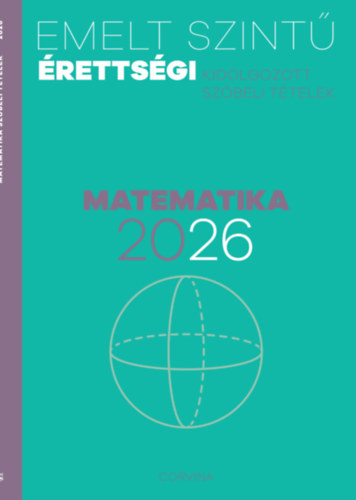 Emelt szintű érettségi - matematika 2026 könyv