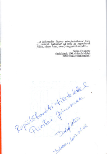 Vasváry József, Deleff István, Kotrás Gábor: Délibábok légterében- debrecen és hajdúság repüléstörténete - dedikált könyv