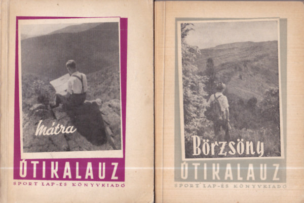 2 db Útikalauz: Mátra + Börzsöny antikvár