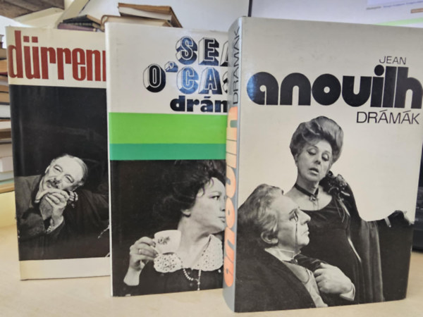 Sean O' Casey, Jean Anouilh, Friedrich Dürrenmatt: Drámák - 3 kötet egyben antikvár