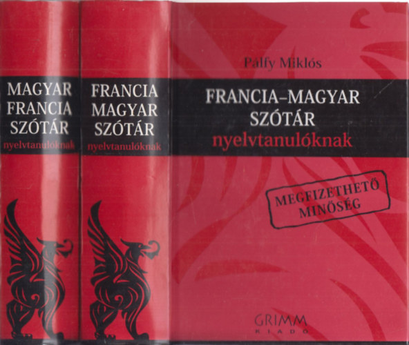 Pálfy Miklós: Francia-magyar és magyar-francia szótár nyelvtanulóknak antikvár