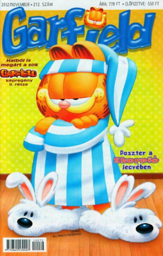 Garfield 272. szám (2012/11) antikvár