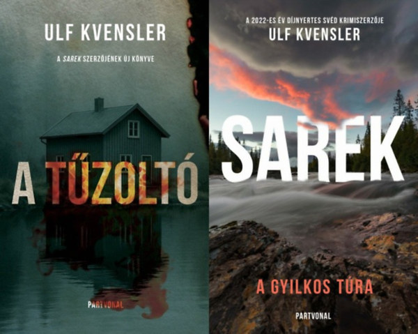 Ulf Kvensler: 2 db Ulf Kvensler krimi: A tűzoltó + Sarek - A gyilkos túra antikvár