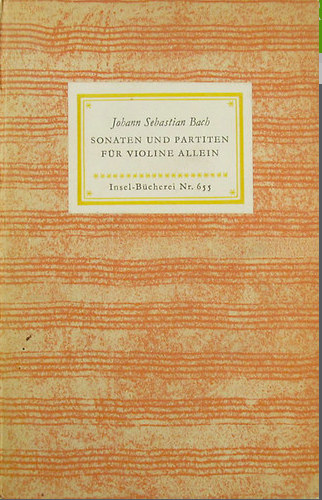 Johann Sebastian Bach: Sonaten und Partiten für Violine allein antikvár