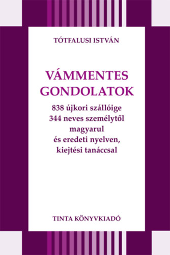 Vámmentes gondolatok könyv