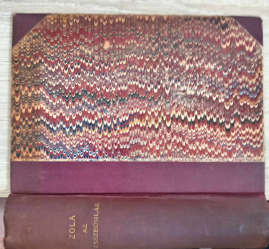 Emile Zola, Kunfi Zsigmond: Az összeomlás 1919-es kiadás antikvár