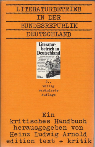 Literaturbetrieb in der bundesrepublik deutschland antikvár