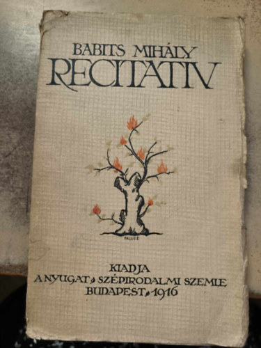 Babits Mihály: Recitativ (I. kiadás) - Első kiadás antikvár