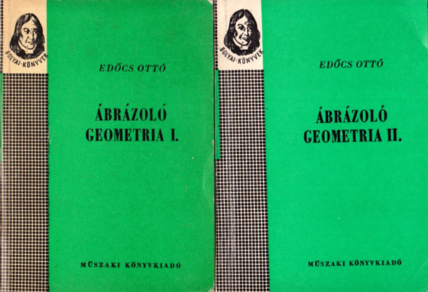 Edőcs Ottó: Ábrázoló geometria I-II  (Bólyai-sorozat) antikvár