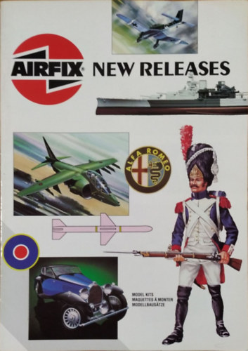 Airfix - New Releases, 1991 (angol-francia-német nyelvű termékkatalógus) antikvár