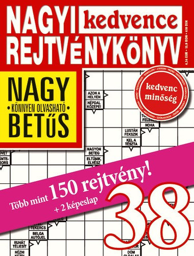 Nagyi Kedvence Rejtvénykönyv 38. antikvár