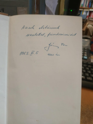 Jánossy Ferenc: A gazdasági fejlettség mérhetősége és új mérési módszere - Dedikált antikvár