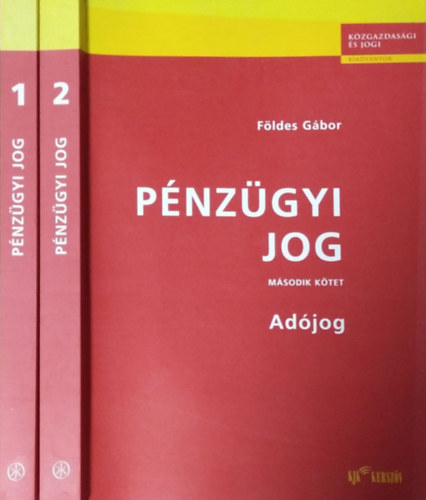 Földes Gábor (szerk.): Pénzügyi jog I-II. antikvár