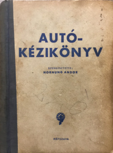 Hornung Andor: Autó-kézikönyv antikvár
