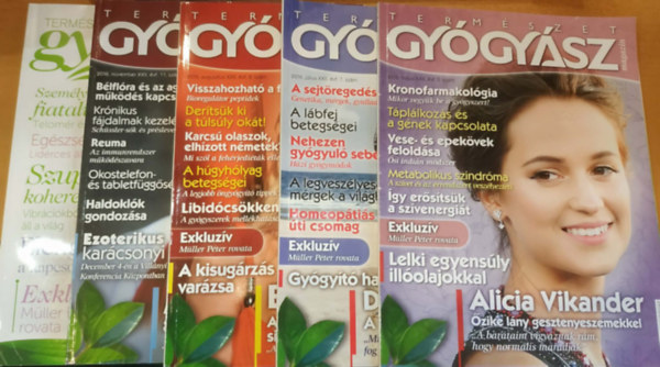 5 db Természetgyógyászat magazin (szórványszámok, lapszámok a terméklapon) antikvár