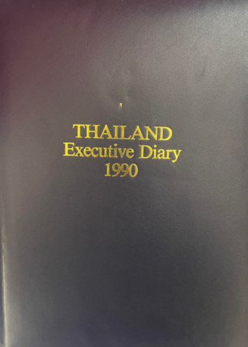 Thailand Executive Diary 1990 antikvár