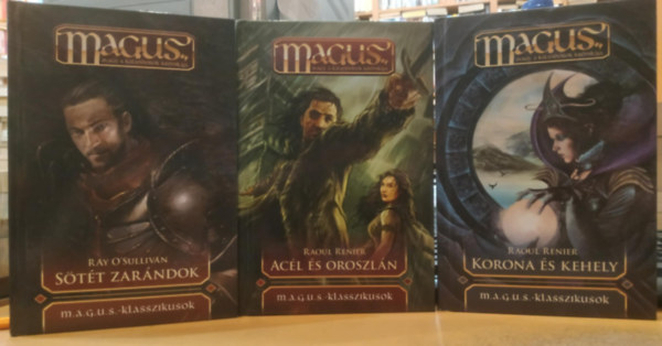 Ray O'Sullivan, Raoul Renier: 3 db m.a.g.u.s. - klasszikusok: Sötét zarándok + Acél és oroszlán + Korona és kehely antikvár