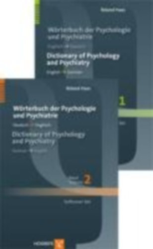 Haas, Roland: Wörterbuch der Psychologie und Psychiatrie / Dictionary of Psychology and Psychiatry idegen