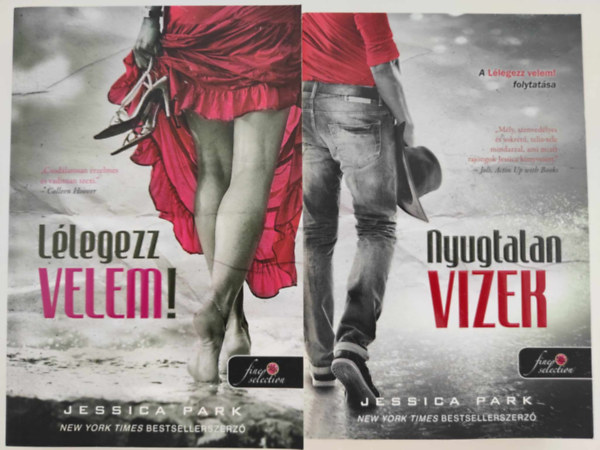 Jessica Park: Lélegezz Velem 1-2. / Lélegezz Velem ! / Nyugtalan Vizek / antikvár