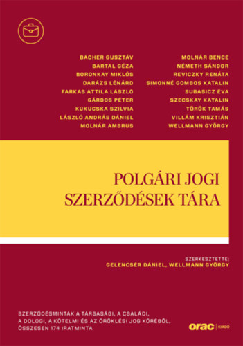 Polgári jogi szerződések tára könyv
