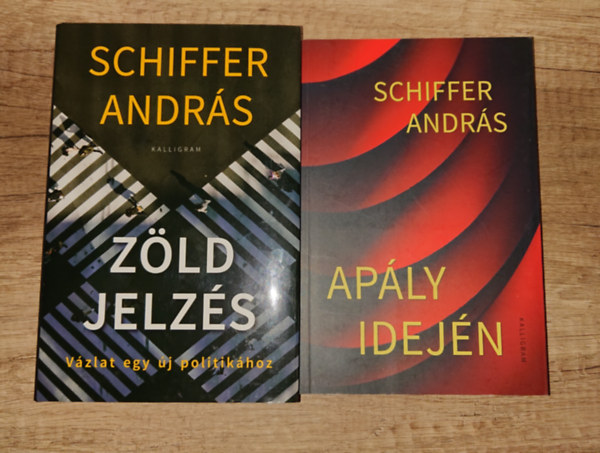 Schiffer András: 2 kötet Schiffer Andrástól: Zöld jelzés, Apály idején könyv