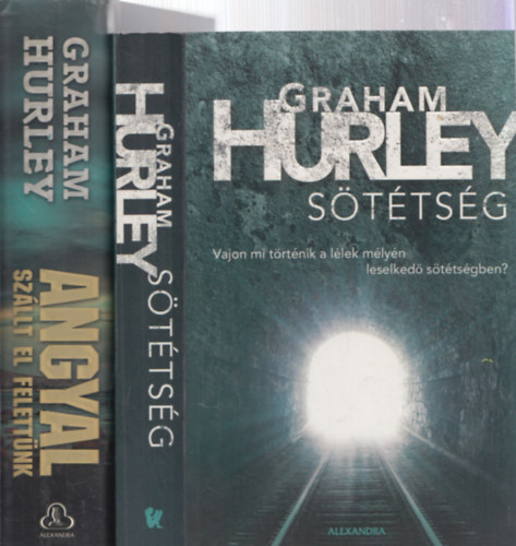 Graham Hurley: 2 db. Graham Hurley krimi (Sötétség + Angyal szállt el felettünk) antikvár