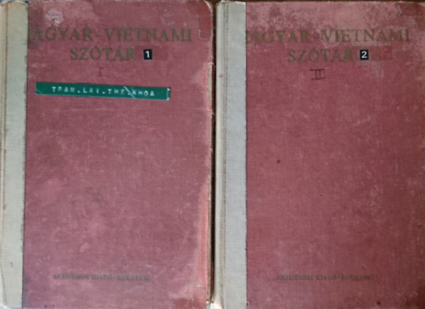 Vu Hoái (szerk.) Chuong: Magyar-vietnami szótár I-II. antikvár