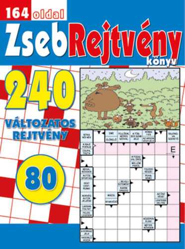 Zsebrejtvény könyv 80. antikvár