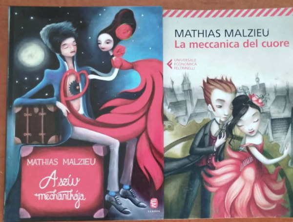 Mathias Malzieu: 2db Mathias Malzieu könyv:A szív mechanikája+La meccanica del cuore (fr) antikvár