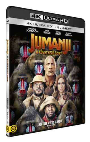 Jumanji A következő szint 4K UltraHD+Blu-ray
