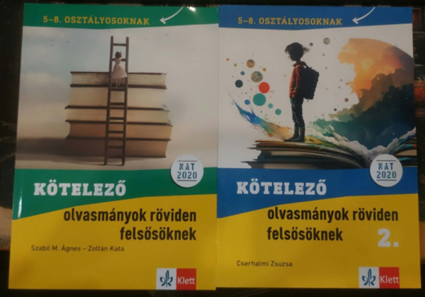 Zoltán Kata, Szabó M. Ágnes, Cserhalmi Zsuzsa: 2 db Kötelező olvasmányok röviden felsősöknek 1-2. (I-II.) antikvár