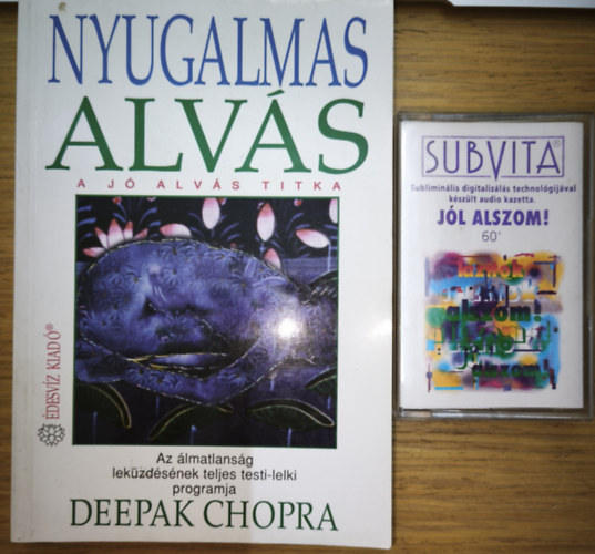 Deepak Chopra: Nyugalmas alvás-A jó alvás titka + ajándék kazetta: jól alszom! antikvár