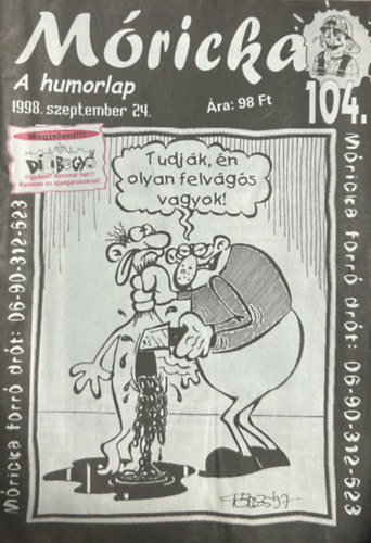 Szűcs Alfréd (szerk.): Móricka 104. - 1998. szeptember 24. antikvár