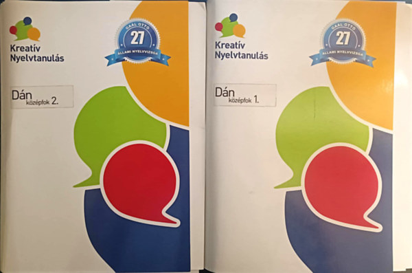 Kreatív nyelvtanulás - Dán középfok 1-2 antikvár
