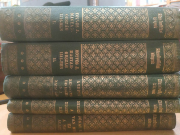 Jókai Mór, Mikszáth Kálmán, Ambrus Zoltán, Báró Eötvös József: 5 db Közművelődési könyvek: Van még új a nap alatt; A tisztelt ház; Berzsenyi dinasztia; Magyarország 1514-ben I-II. antikvár