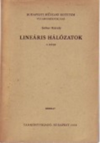 Géher Károly: Lineáris hálózatok I-II. antikvár