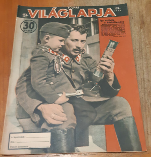 Tolnai Világlapja 45. évfolyam (1943) 25. szám antikvár