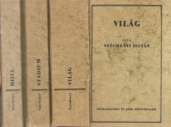Széchenyi István: Világ + Stádium + Hitel (3 db számozott minikönyv) antikvár