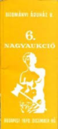 Báv: 6. művészeti nagyaukció (1970. december) antikvár
