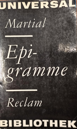 Marcus Valerius Martialis: Epigramme antikvár