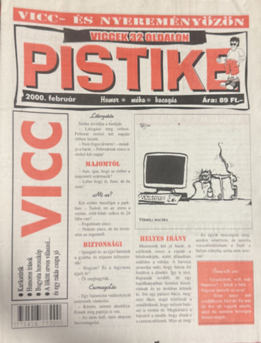 Pistike 2000. február antikvár