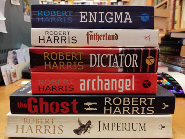 Robert Harris: 6 db Robert Harris: Enigma + Fatherland + Dictator + Archangel + The Ghost + Imperium antikvár