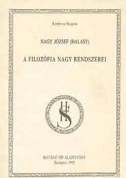 Nagy József (Halasy): A filozófia nagy rendszerei antikvár