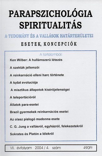 Parapszichológia-Spiritualitás 2004/2. antikvár